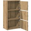 Knihovna 40x24x77 cm kompozitní dřevo [860369] (Barva Šedá sonoma)