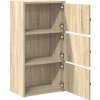 Knihovna 40x24x77 cm kompozitní dřevo [860369] (Barva Šedá sonoma)