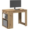 Psací stůl se zásuvkou a policí 102x62x77,5 cm [858693] (Barva Staré dřevo)