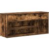 Lavice s botníkem 102x30,5x45 cm kompozitní dřevo [859140] (Barva Kouřový dub)
