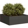 Truhlík 80x80x30 cm [860801] (Barva Černá)
