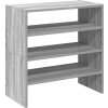 Stojany na boty 2 ks stohovatelné dub 60x30x30,5 cm [858868] (Barva Šedá sonoma)