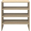 Stojany na boty 2 ks stohovatelné dub 60x30x30,5 cm [858868] (Barva Šedá sonoma)