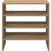Stojany na boty 2 ks stohovatelné dub 60x30x30,5 cm [858868] (Barva Šedá sonoma)
