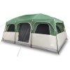 Rodinný stan kabinový pro 10 osob nepromokavý [94539] (Barva Zelená)