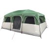 Rodinný stan kabinový pro 10 osob nepromokavý [94539] (Barva Zelená)