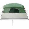 Rodinný stan kabinový pro 10 osob nepromokavý [94539] (Barva Zelená)