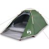 Kempingový stan kopule pro 4 osoby nepromokavý [94769] (Barva Zelená)