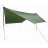 Kempingová plachta 430 x 380 x 210 cm nepromokavá [94682] (Barva Zelená)