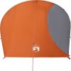 Kempingový stan kopule pro 4 osoby zatemňovací nepromokavý [94729] (Barva Šedá a oranžová)