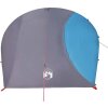 Kempingový stan kopule pro 4 osoby zatemňovací nepromokavý [94729] (Barva Šedá a oranžová)