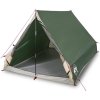 Kempingový stan A rám pro 2 osoby zatemňovací nepromokavý [94755] (Barva Zelená)