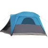 Rodinný stan s verandou pro 6 osob nepromokavý [94549] (Barva Modrá)