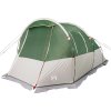 Kempingový stan tunel pro 4 osoby nepromokavý [94631] (Barva Zelená)