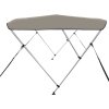 Bimini stříška se 3 oblouky 183 x 140 x 137 cm [94798] (Barva Šedá)