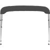 Bimini stříška se 3 oblouky 183 x 140 x 137 cm [94798] (Barva Šedá)