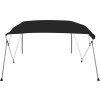 Bimini stříška se 4 oblouky 243x210x137 cm [94808] (Barva Šedá)