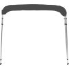 Bimini stříška se 4 oblouky 243x180x137 cm [94810] (Barva Černá)