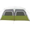 Rodinný stan s LED pro 10 osob světle rychloupínací [94302] (Barva Zelená)