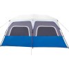 Rodinný stan s LED pro 10 osob světle rychloupínací [94302] (Barva Zelená)