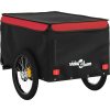 Vozík za kolo černý a 30 kg železo [94101] (Barva Černá)