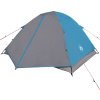 Kempingový stan kopule pro 3 osoby nepromokavý [94410] (Barva Modrá)