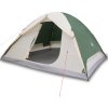 Kempingový stan kopule pro 6 osob nepromokavý [94412] (Barva Zelená)