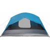 Kempingový stan s verandou pro 4 osoby nepromokavý [94416] (Barva Modrá)