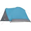Kempingový stan s verandou pro 4 osoby nepromokavý [94416] (Barva Modrá)