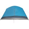 Kempingový stan s verandou pro 4 osoby nepromokavý [94416] (Barva Modrá)