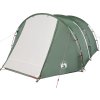 Kempingový stan tunel pro 4 osoby nepromokavý [94397] (Barva Zelená)
