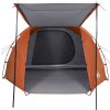 Kempingový stan tunel pro 4 osoby nepromokavý [94397] (Barva Zelená)