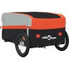 Vozík za kolo černý a 45 kg železo [94069] (Barva Červená)