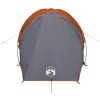 Kempingový stan kopule pro 2 osoby nepromokavý [94341] (Barva Šedá a oranžová)