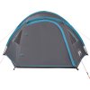 Kempingový stan kopule pro 4 osoby nepromokavý [94350] (Barva Modrá)