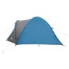 Kempingový stan kopule pro 4 osoby nepromokavý [94350] (Barva Modrá)