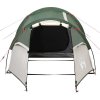 Kempingový stan tunel pro 3 osoby nepromokavý [94390] (Barva Zelená)