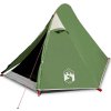 Kempingový stan kopule pro 2 osoby nepromokavý [94319] (Barva Zelená)