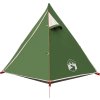 Kempingový stan kopule pro 2 osoby nepromokavý [94319] (Barva Zelená)