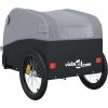 Vozík za kolo černý a 30 kg železo [94122] (Barva Černá)