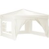 Skládací party stan s bočními stěnami 3 x 3 m [93522] (Barva Krémová)