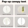 Skládací party stan s bočními stěnami 3 x 3 m [93522] (Barva Krémová)