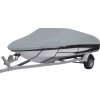Krycí plachta na člun 620x214x40 cm [93222] (Barva Šedá)