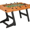 Skládací stolní fotbal 121 x 61 x 80 cm [91938] (Barva Černá)