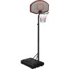 Basketbalový koš 237–307 cm polyethylen [93653] (Barva Černá)
