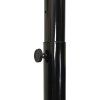 Basketbalový koš 258–363 cm polyethylen [93649] (Barva Černá)