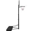 Basketbalový koš 258–363 cm polyethylen [93649] (Barva Černá)