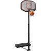 Basketbalový koš 258–363 cm polyethylen [93649] (Barva Černá)