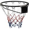 Basketbalová obroučka 45 cm ocel [90498] (Barva Oranžová)