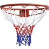 Basketbalová obroučka 45 cm ocel [90498] (Barva Oranžová)